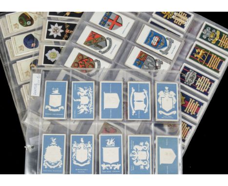 Cigarette Cards, Badges & Standards, Emblems & Arms,a selection of sets to include Gallaher's Army Badges, Players regimental