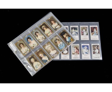 Cigarette Cards, Beautiful Women,Complete sets, R J Lea Miniatures (gold border 1-50), together with Chairman and Vice Chairm