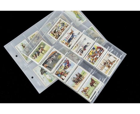 Cigarette Cards, Gallaher's,a modern album containing 10  various sets to include Fables & Their Morals, Famous Jockeys, Raci