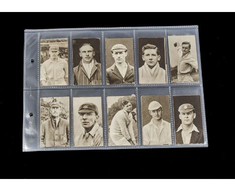 Cigarette Cards, Cricket,R J Hill's Famous Cricketers (set 40)(gd) 