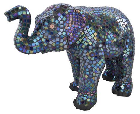 BabsBabs is made with iridescent tiles of all shapes and sizes to shine in any light day or night and never give off the same
