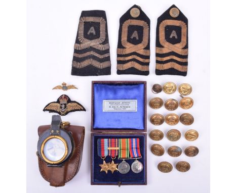 Badges & Insignia of Lieutenant Commander C A A Rayner Fleet Air Arm, consisting of a pair of Royal Navy officers removable s