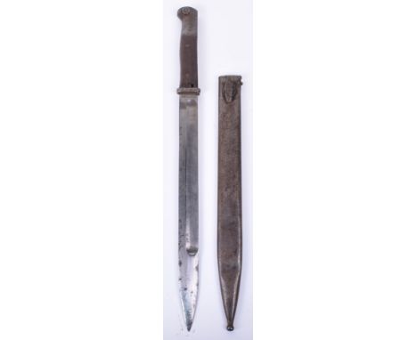 Imperial German K1914 Bayonet, by Samson Werke. Complete with its original scabbard. Remains in good overall condition. 