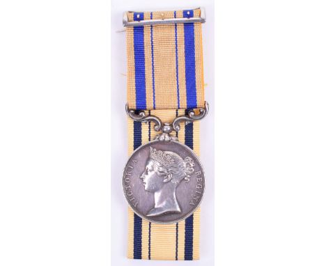 South Africa 1834-53 Campaign Medal 72nd Regiment of Foot, the medal was awarded to “W WILLIAMSON 72ND REGT”. Some light cont