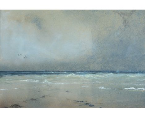 Alfred August Felix Bachmann 1863 Dirschau - 1956 Ambach Seestück. Pastell auf Papier. Signiert unten rechts, ortsbezeichnet 