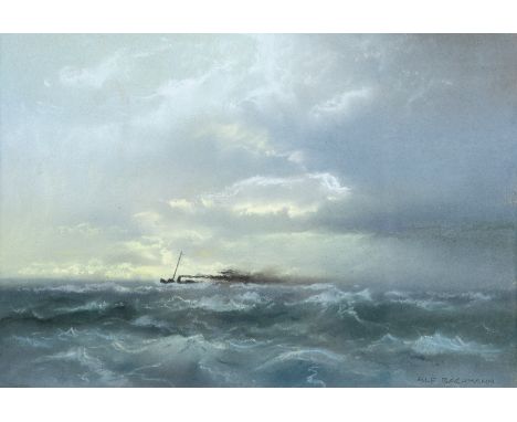Alfred August Felix Bachmann 1863 Dirschau - 1956 Ambach Drei Seestücke. Pastell auf Papier. Signiert, zwei datiert ''1911'' 