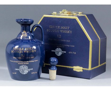 A bottle of 12 year old single malt Scotch Whisky, bottled in Scotland by Beinn Bhuidhe, Inveraray for Venice Simplon Orient 