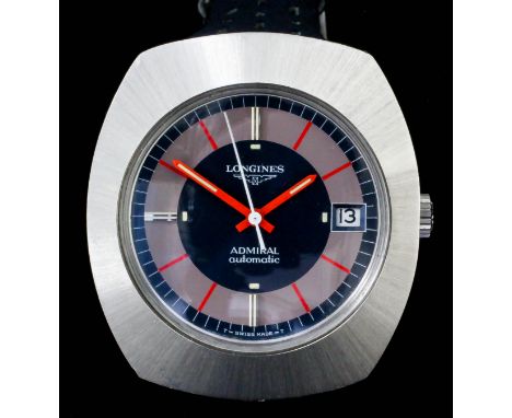 A gentleman's Longines "Admiral" automatic wristwatch, Serial No. 16069417, presented to the England footballer Bobby Moore, 