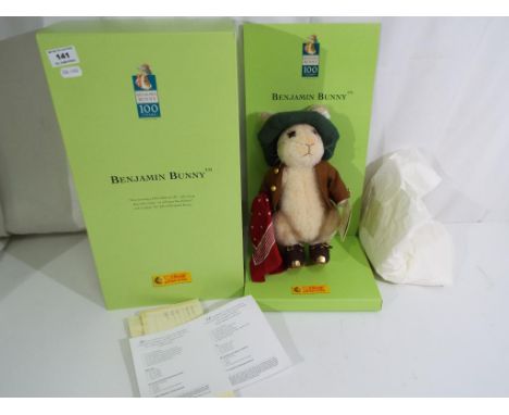 Steiff - Benjamin Bunny 100 Years, Benjamin Bunny bear issued in the year 2004, number 430 of 1500 limited edition, mint in b