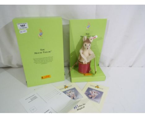 Steiff - The Mouse Tailor issued in the year 2003, number 1444 of a limited edition of 1500, mint in box with tags and origin