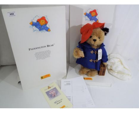 Steiff - Paddington Bear issued in the year 2003, number 3839 of a limited edition of 5000, mint in box with tags and origina