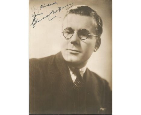 Edward Chapman signed 18 x 13 cm vintage sepia photo. (13 October 1901 - 9 August 1977) was an English actor who starred in m