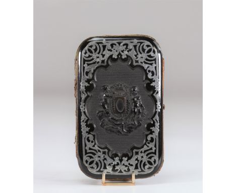 box decorated with angels and silver 19thSizes: L=135mm l=85mmWeight (K): 0.145kg