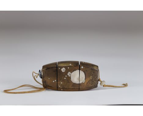 Japan Inro mother-of-pearl inlay Edo periodSizes: L=90mm l=50mmWeight (K): 0.047kg