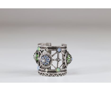 Silver braceletSizes: H=60mm D=60mmWeight (K): 0.126kg