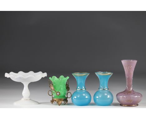 Lot of Napoleon III glasswareSizes: H= de 80 a 140mmWeight (K): 0.715kg