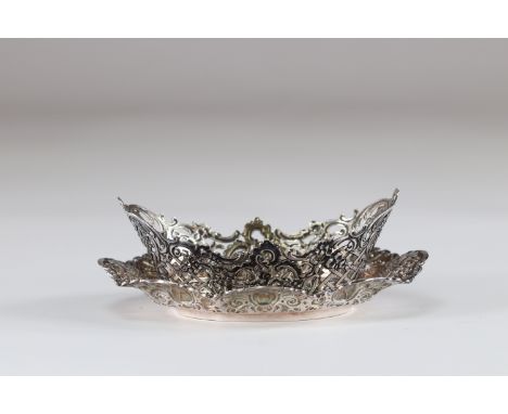 Louis XV style silver cup and dishSizes: Coupe H=60mm L=135mm l=80mm Plat L=160mm l=120mmWeight (K): 0.170kg