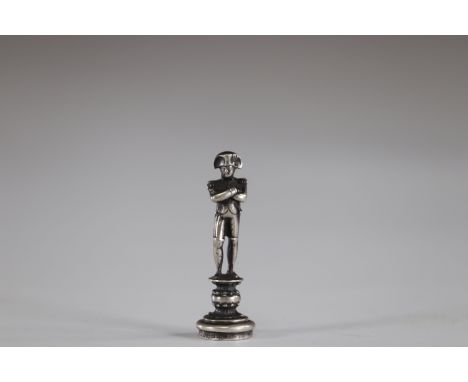 Seal surmounted by NapoleonSizes: H=50mmWeight (K): 0.013kg