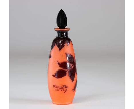 Delatte Nancy bottle with flowersSizes: L=70mm ; H=210mmWeight (K): 0.316kg