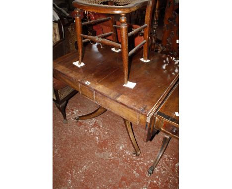 A late Regency sofa table.