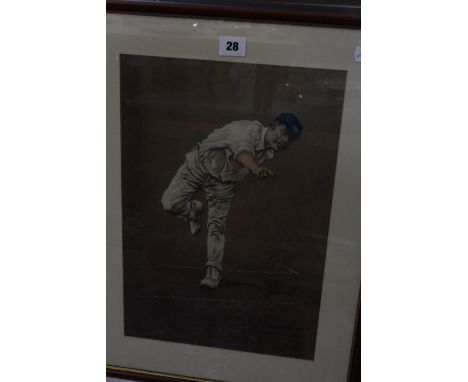 After Albert Chevalier Tayler (1862-1926) "The Empire's Cricketers"; 'K. S. Ranjitsinhji', 'Arnold R. Warren', 'Samuel Moses 