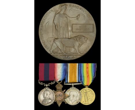 A fine Great War ‘Monchy, July 1917’ D.C.M. group of four awarded to Private H. Edgington, 7th Battalion, East Surrey Regimen