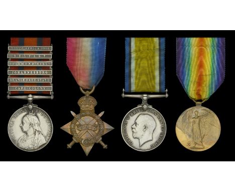 Four: Private H. J. Lee, Essex Regiment, later Army Veterinary Corps  Queen’s South Africa 1899-1902, 6 clasps, Cape Colony, 