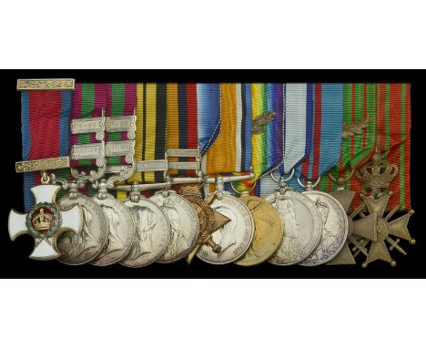 The regimentally unique and important ‘West Africa 1898’ D.S.O. group of eleven awarded to Major-General Weir de L. Williams,