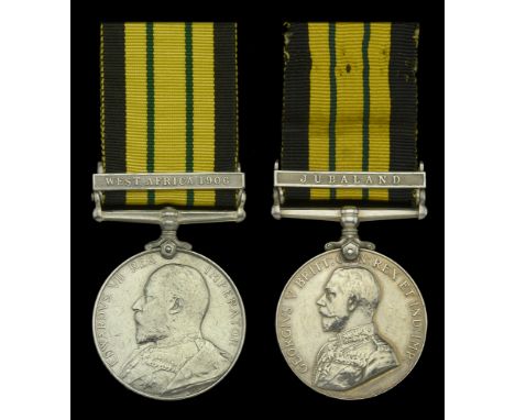 Renamed and Defective Medals (2): Africa General Service 1902-56, 1 copy clasp (2), West Africa 1906 [not entitled] (478 Cpl.