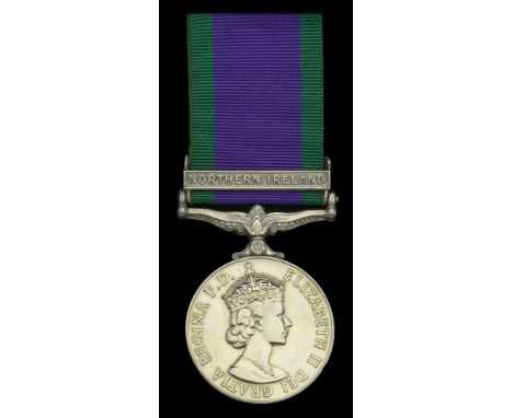 General Service 1962-2007, 1 clasp, Northern Ireland (24221537 Pte. R. Fluck. DERR.) extremely fine £40-£50  ---  Sold togeth