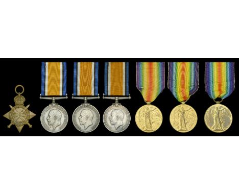 1914-15 Star (428722 Pte F. Whicher. 7/Can: Inf:); British War Medal 1914-20 (3) (628107 Pte. J. W. Searl. 47-Can. Inf.; 6282