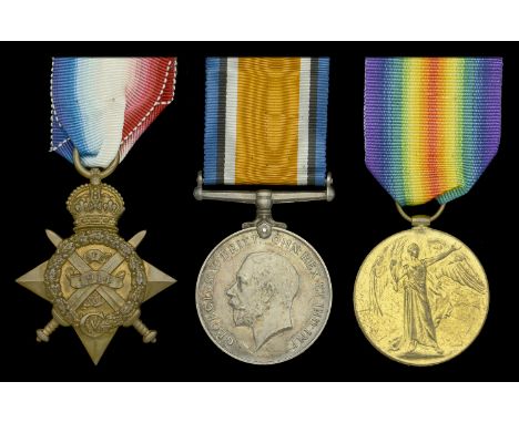 Three: Acting Corporal W. Lawrie, Royal Berkshire Regiment  1914 Star (9976 Pte W. Lawrie. 1/R. Berks: R.); British War and V