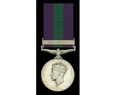 General Service 1918-62, 1 clasp, Palestine (5334754 Pte. L. Bolt. R. Berks. R.) nearly extremely fine £70-£90