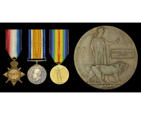 Three: Private H. W. Abbott, 1/16th (County of London) Battalion, London Regiment (Queen’s Westminster Rifles), who died of w
