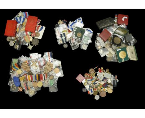 World Orders and Decorations, A very large selection of assorted world medals including, Chile, Order of Bernardo O’Higgins, 