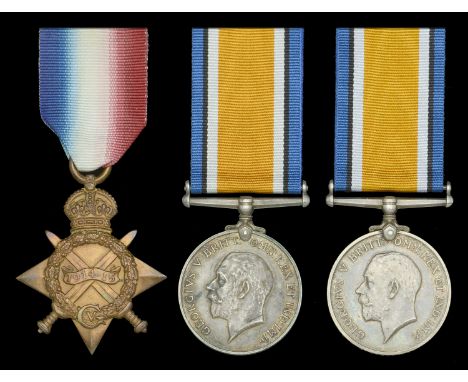 1914-15 Star (5952 Gnr: F. Coker. R. Can: H. Art:); together with British War Medal 1914-20 (2) (760746 Cpl. W. G. Richardson