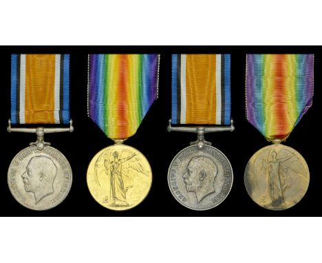Family Group:  Pair: Private C. Hayward, Royal Berkshire Regiment British War and Victory Medals (201380 Pte. C. Hayward. R. 