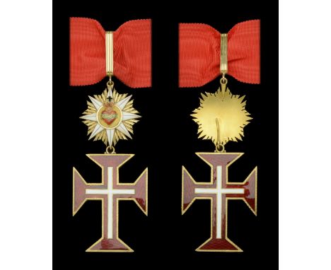 Portugal, Kingdom, Order of Christ, a late-19th Century Grand Officer’s neck Badge, 88mm including suspension x 41mm, gold an