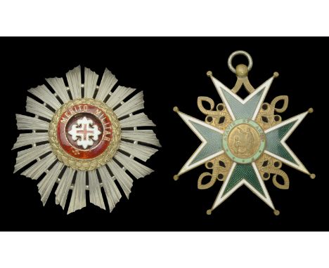 Portugal, Republic, Order of Military Merit, Star, of unofficial manufacture, 70mm, silver and enamel, some enamel damage, ce