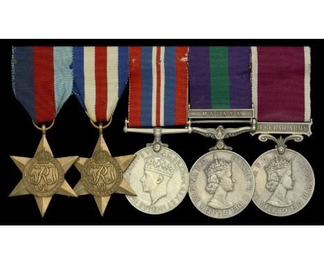 Five: Warrant Officer Class II W. L. Monarch, Royal Engineers, later Royal Army Ordnance Corps  1939-45 Star; France and Germ