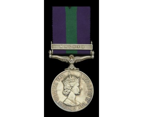 General Service 1918-62, 1 clasp, Malaya, E.II.R. (22918957 Fus. R. Clarke. RWF.) good very fine £50-£70