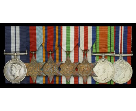 A rare Second War Landing Craft Obstacle Clearance Unit (LCOCU) D.S.M. group of seven awarded to Commando Frogman Petty Offic