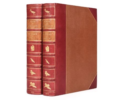 Lilford (Thomas). Notes on the Birds of Northamptonshire and Neighbourhood, 2 volumes, 1st edition, Large Paper copy, London: