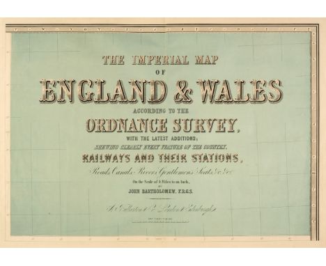 England &amp; Wales. Lewis (Samuel), A Map of England &amp; Wales Divided into Counties, Parliamentary Divisions and Dioceses