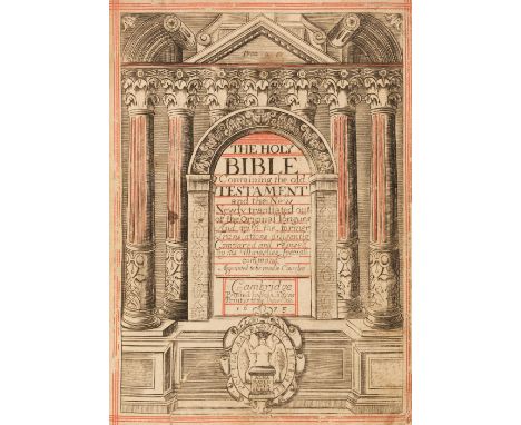Bible [English]. The Holy Bible Containing the Old Testament and the New, Newly translated out of the Original Tongues and wi