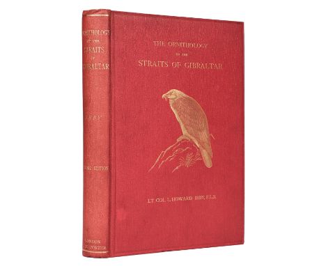 Irby (L Howard L.). The Ornithology of the Straits of Gibraltar, 2nd edition, London: R.H. Porter, 1895, 8 chromolithographic