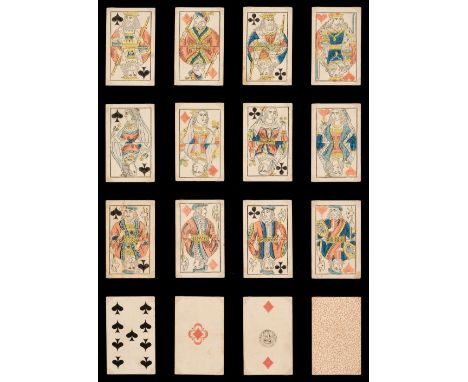 * Russian playing cards. Russian XP9 pattern, St. Petersburg: Imperial Playing Card Factory, circa 1850, a complete deck of 5