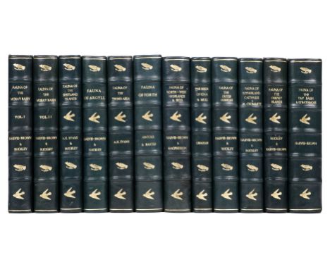Harvie-Brown (J. A and Thomas E Buckey). A Fauna of the Moray Basin, 2 volumes, 1st edition, Edinburgh: David Douglas, 1895, 