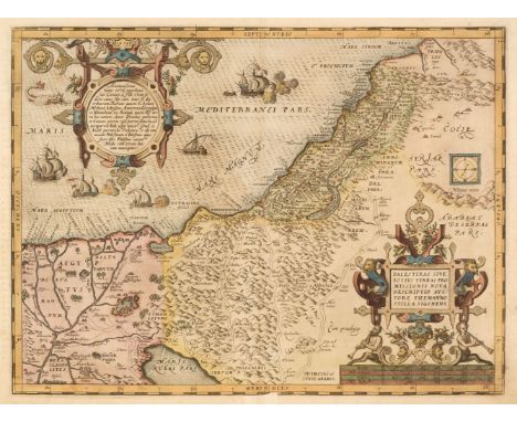 Holy Land. Ortelius (Abraham), Palestinae sive Totius Terrae Promissionis nova Descriptio Auctore Tilemanno Stella Sigenens [