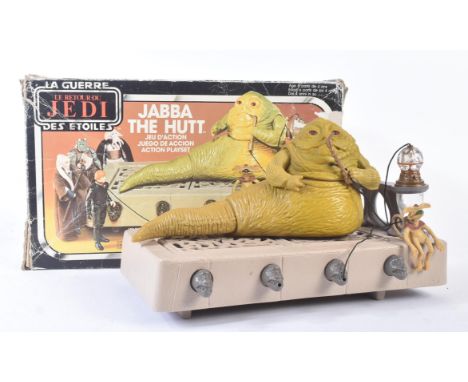 Star Wars - an original vintage 1983 Kenner made action figure playset ' Jabba The Hutt Action Playset '. 100% complete, incl